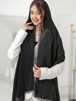 شال جت بلک برشکا کار شده پک 100 تایی