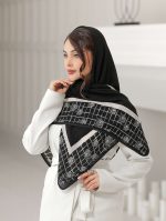 روسری دلوان  پارچه حریرنخ 6طرح در جین و پک 60تایی - Image 2