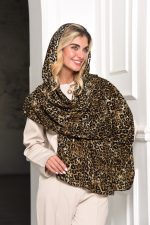 شال ارکیده پلنگی دور دندون بافت سری 60 تایی - Image 5