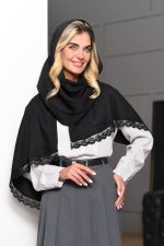 شال برشکا کارشده مشکی تک جت بلک سری 90 عددی - Image 14