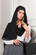 شال برشکا کارشده مشکی تک جت بلک سری 90 عددی - Image 11